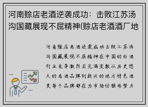 河南赊店老酒逆袭成功：击败江苏汤沟国藏展现不屈精神(赊店老酒酒厂地址)