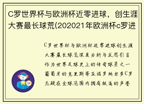 C罗世界杯与欧洲杯近零进球，创生涯大赛最长球荒(202021年欧洲杯c罗进了几个球)